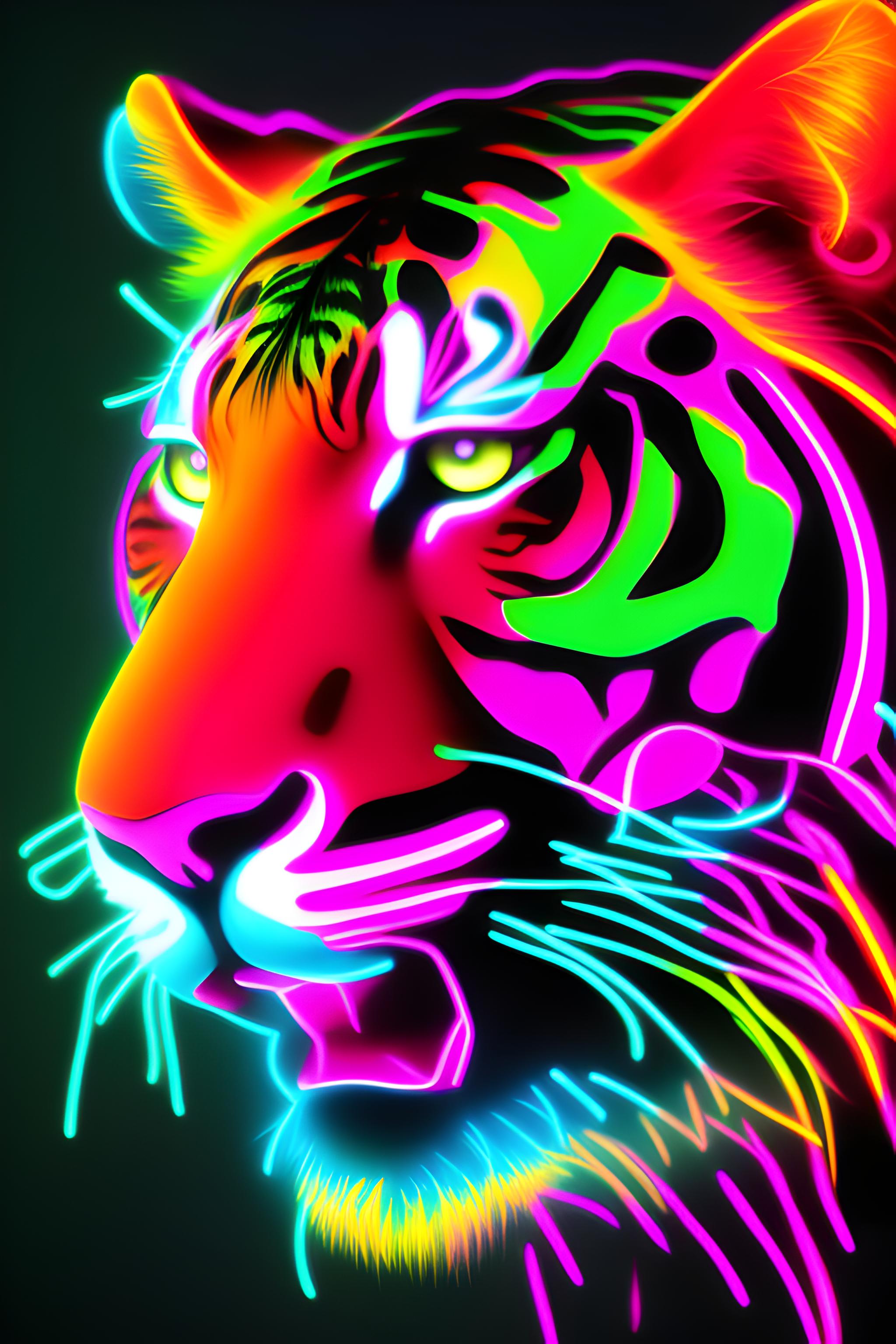 neon tiger